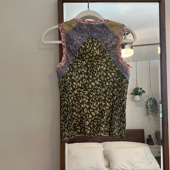 Anthropologie Byron Lars Patchwork Peasant Tank - Picture 2 of 3